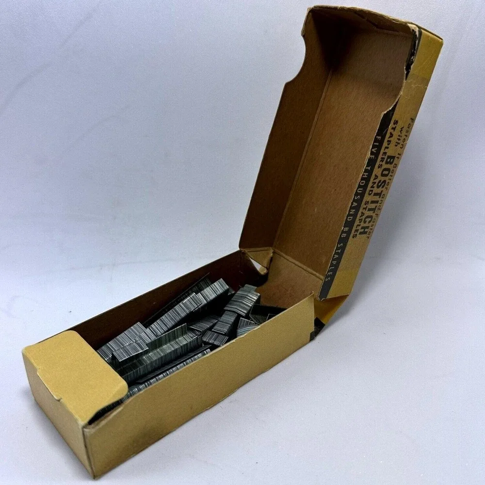 Bostitch Staples Box B8 Stapler P4 12 Plier‎ TS 12 Tacker Vintage